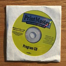 Printmaster platinum 7.0 program cd